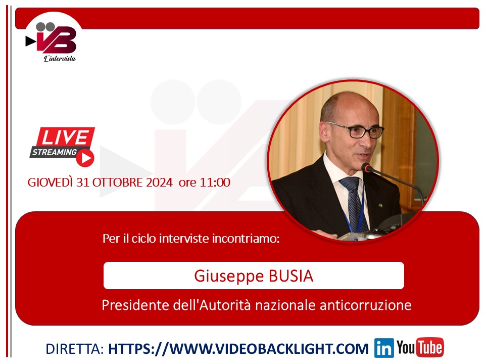 Anticorruzione e trasparenza: strumenti per prevenirla con GIUSEPPE BUSIA Presidente dell’ANAC