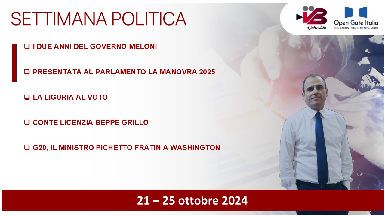 Manovra 2025 in attesa del Ponte sullo stretto e del Piano Mattei, Conte licenzia Beppe Grillo