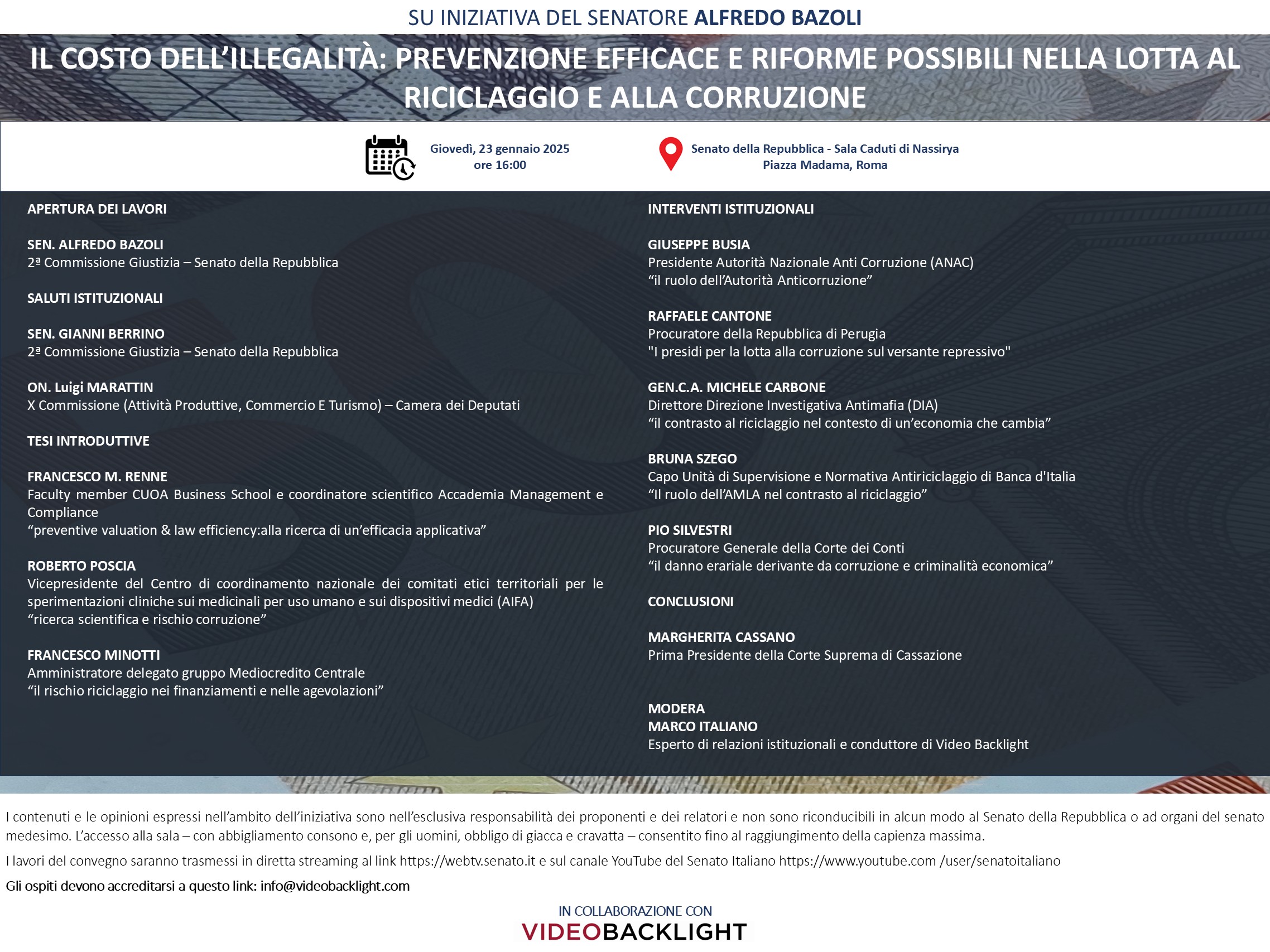 IL COSTO DELL’ILLEGALITÀ: PREVENZIONE EFFICACE E RIFORME POSSIBILI NELLA LOTTA AL RICICLAGGIO E ALLA CORRUZIONE