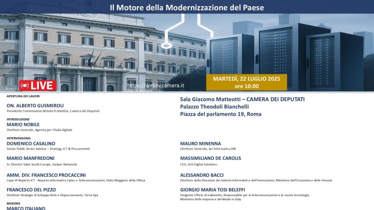 INNOVAZIONE NELLA PA Il Motore della Modernizzazione del Paese